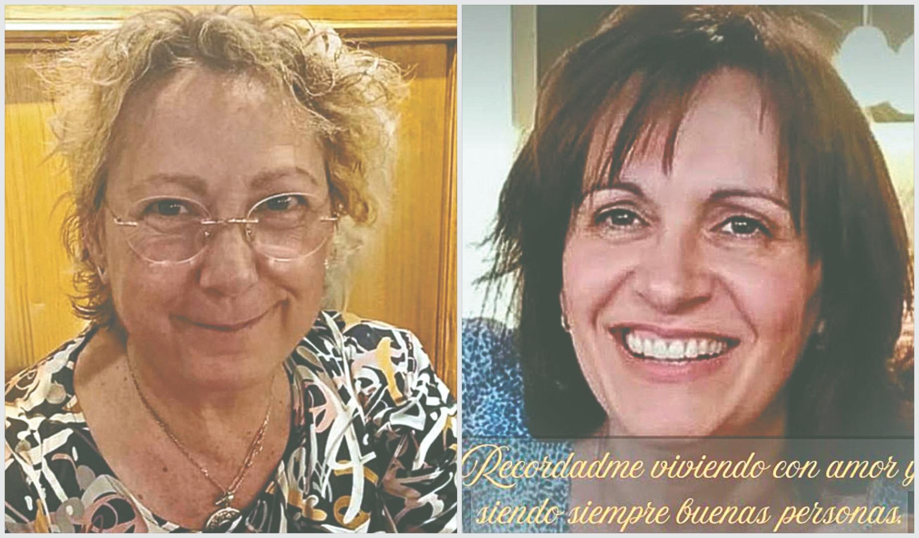 Mª Esther Martínez Zúñiga y María Paz Nueno Bernués