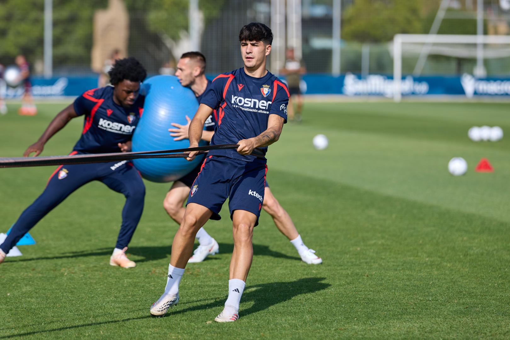 Anai Morales, en la pasada pretemporada con Osasuna