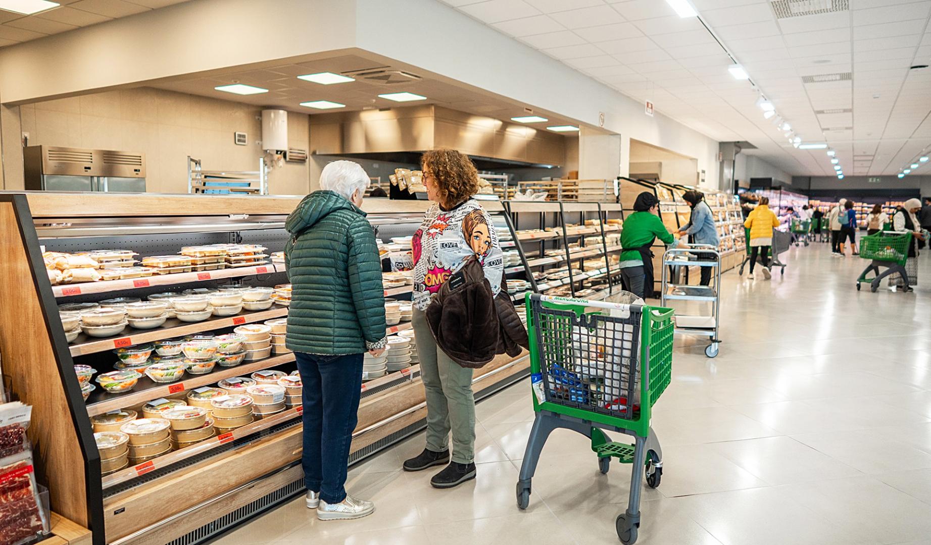 La zona de servicios del nuevo establecimiento de Tudela