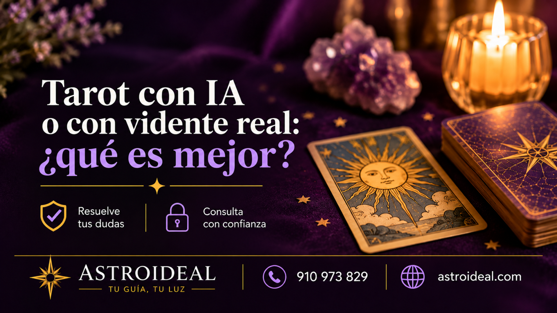 Una vidente real es mejor cuando lo que buscas es una consulta: alguien que te escuche, que lea lo que no dices y que responda de lo que te dice