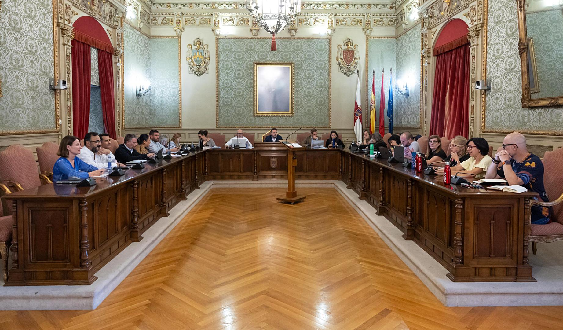 Pleno en el Ayuntamiento de Tudela este lunes 26 de octubre
