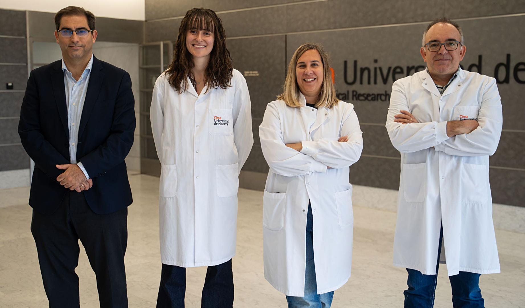 Francisco Javier Planes, Naroa Barrena, Edurne San José-Enériz y Xabi Agirre, coordinadores del estudio