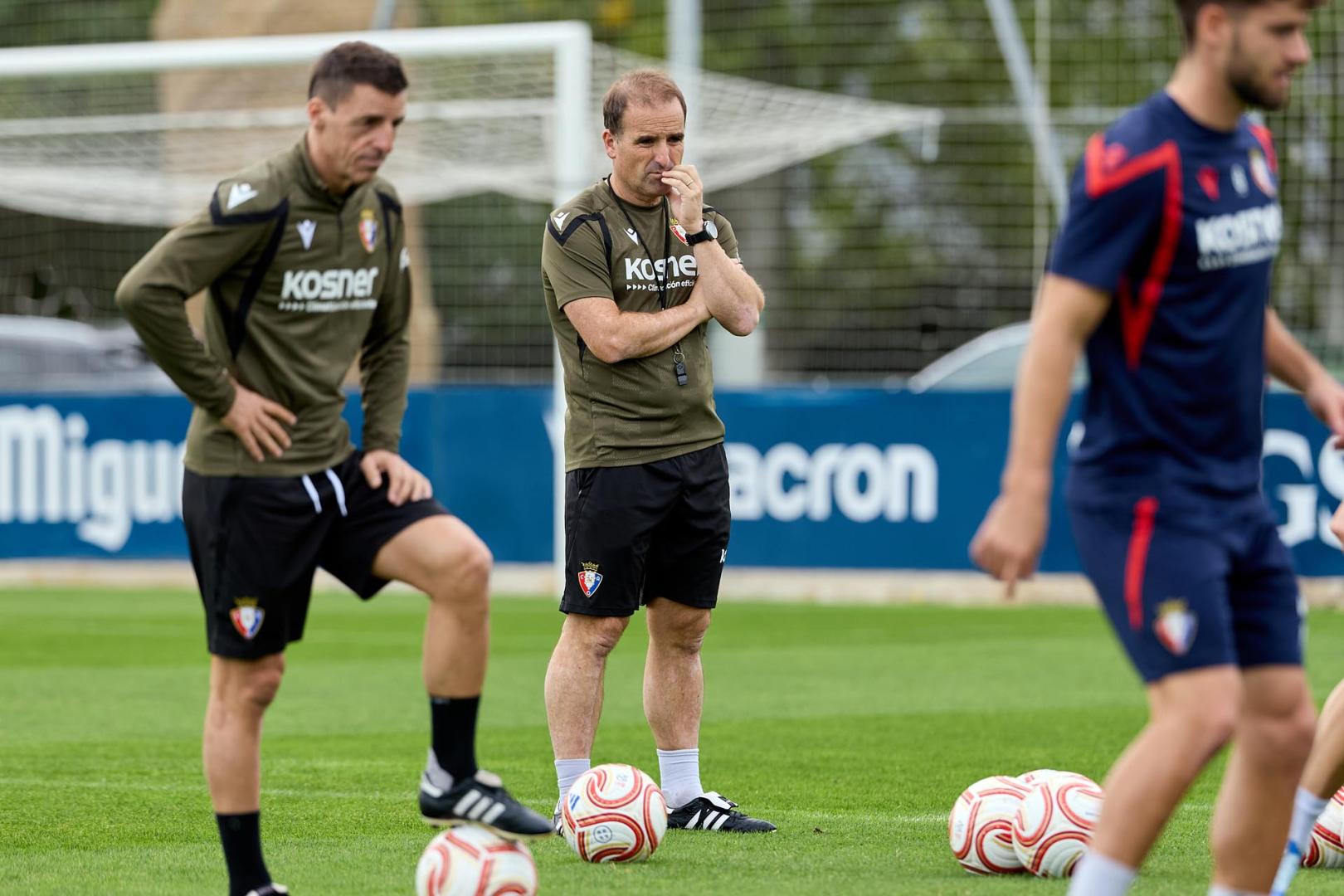 Entrenamiento del Osasuna del martes 27 de octubre