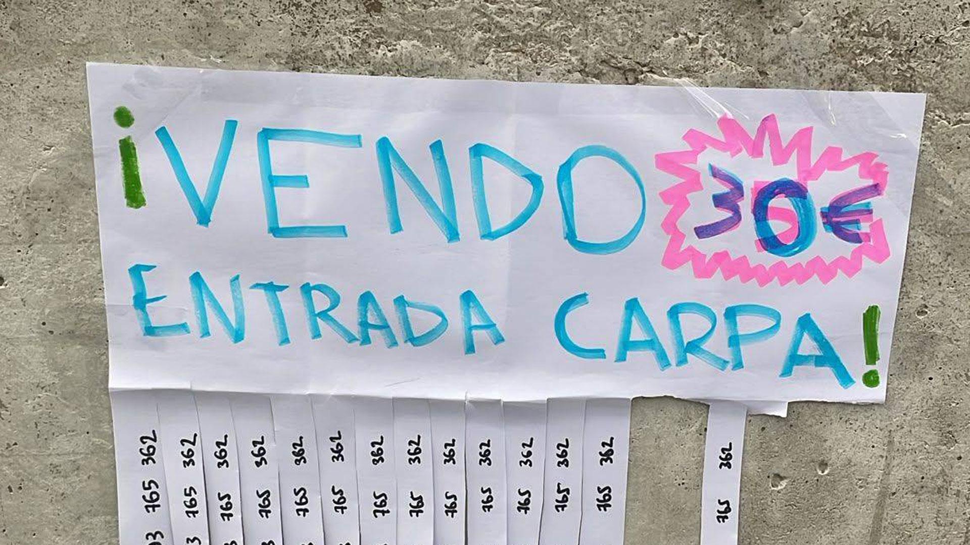 Oferta de entradas para la Carpa en el Aulario de la UPNA