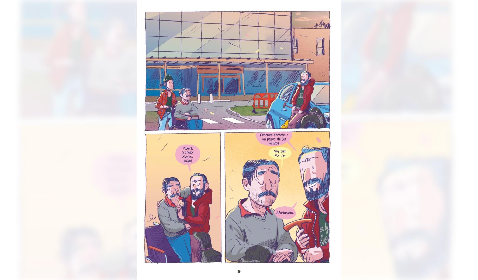 Algunas de las viñestas del cómic 'Maravilloso', de Cookie Kalkair