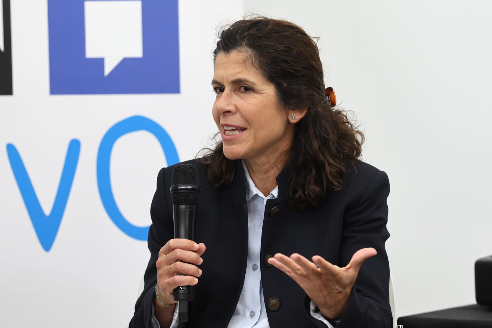 Sara Velázquez, presidenta de la delegación navarra del COAVN