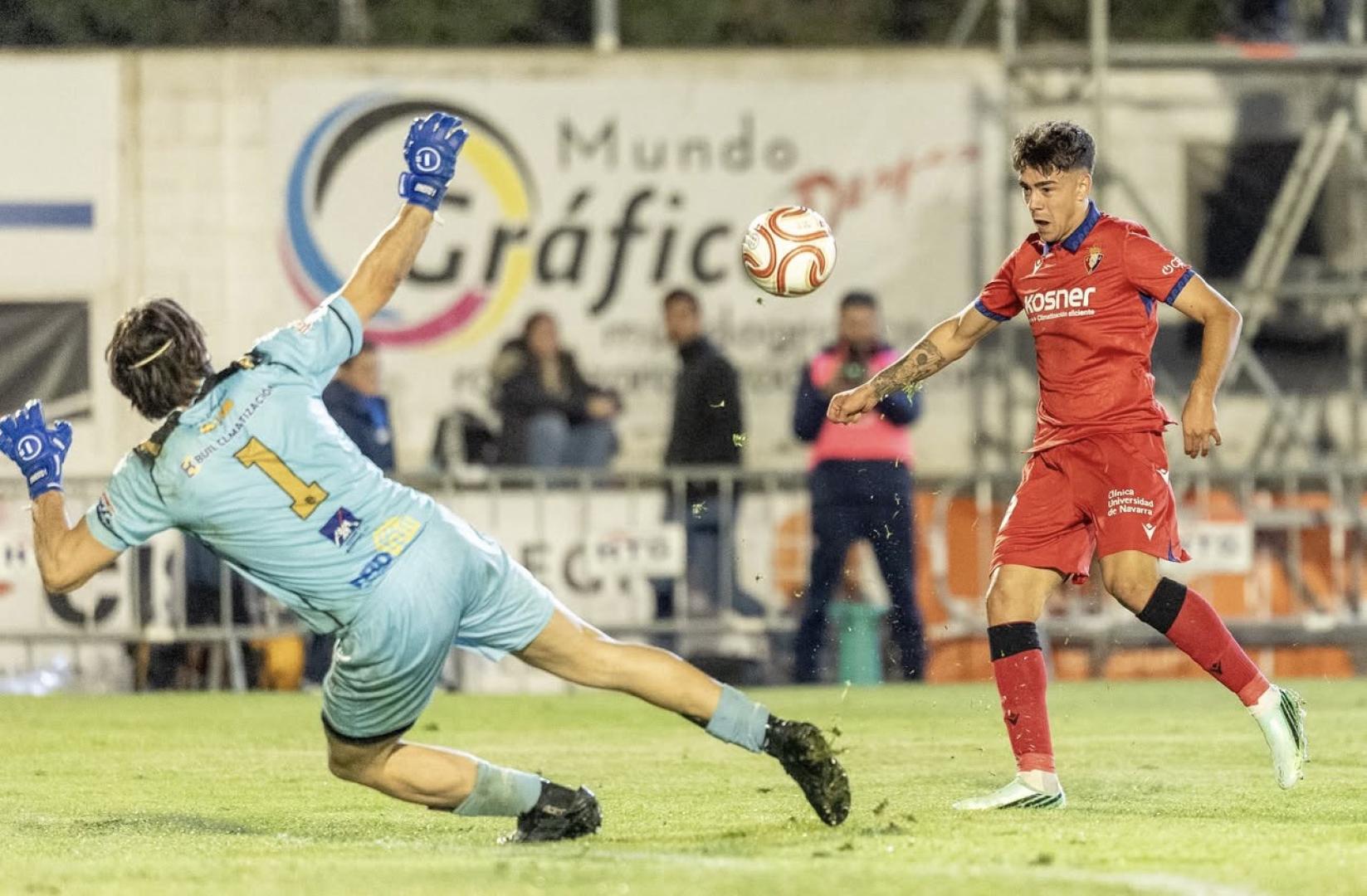 Asier Bonel marcó el sexto gol en Calatayud