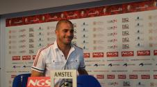 Rueda de prensa del adiós como futbolista de Osasuna del delantero uruguayo Walter Pandiani