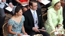 Los príncipes Alberto II y Charlene de Mónaco en su boda religiosa