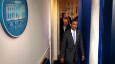 Imágenes de la comparecencia pública de Barack Obama para anunciar el acuerdo sobre el techo de gasto que evita la bancarrota de EEUU