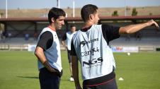 Raúl García se entrena en las instalaciones de Tajonar por primera vez tras su regreso al Club Atlético Osasuna.