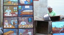 Imágenes del Mercado Medieval celebrado en las calles de Pamplona.