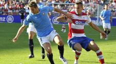 Imágenes del partido Granada-Osasuna, que ha terminado en empate a uno