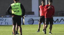 Imágenes del entrenamiento de Osasuna este jueves, 20 de octubre, en Tajonar.