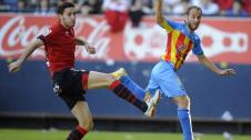 Imágenes del partido que ha enfrentado a Osasuna y al Levante en el Reyno de Navarra