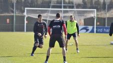Osasuna se ha entrenado este viernes en Tajonar antes de viajar hacia Mallorca, donde este sábado se enfrentará al equipo balear en el Iberostar Estadi