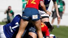 La selección española, con las navarras Saioa Jaurena y Maika Brust, se proclamaron campeonas de Europa tras vencer en la final a Países Bajhos por 54-0.