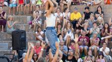 Fotos del XIII Festival de Circo de Navarra de este miércoles en Tudela.