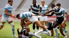 Argentina y Fiji de rugby