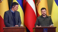 Pedro Sánchez, en Ucrania