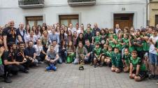 Recibimiento al Gurpea Beti Onak en Villava.