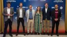Asistentes a 'La Noche de las Empresas' organizada por BrandOK en el Hotel 3 Reyes de Pamplona