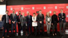 Asistentes al desayuno empresarial de Diario de Navarra y Banco Santander