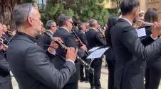 La Pamplonesa ha participado en el acto conmemorativo con el que se ha festejado la declaración como Bien de Interés Cultural e Inmaterial del 'Cuerpo de Ciudad' del Ayuntamiento de Pamplona