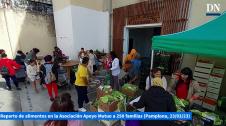 Vídeo del reparto de alimentos en la Asociación Apoyo Mutuo a 250 familias