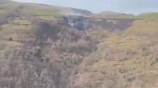 Vídeo del incendio forestal en la zona de Sorolarre (Baztan)