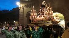 Vídeo de la salida de la Dolorosa desde la iglesia de San Lorenzo