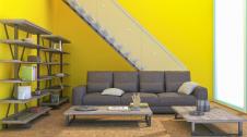 Duplex Salón con escaleras a la planta superior Salón con escaleras a la planta superior