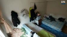 Vídeo | Así es la habitación de 8 metros cuadrados en la que viven dos familias en la Comarca de Pamplona
