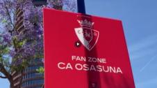 Así es la fan zone de Osasuna en Sevilla