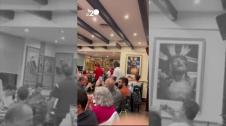 El alcalde de Madrid, José Luis Martínez -Almeida, también se une a la fiesta rojilla