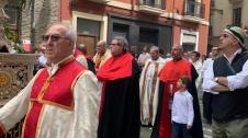 Imagen de la celebración de la festividad del Corpus en Pamplona./