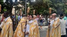 Pamplona sale a la calle para celebrar la festividad del Corpus