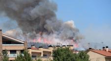 incendio entre Olloki y Alzuza