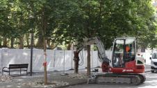 Vídeo del comienzo de las obras del parking de la calle Sangüesa