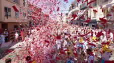 Cohete de inicio de las fiestas 2023 en Cabanillas