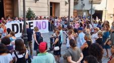 Concentración en Tudela contra el último caso de agresión sexual