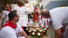 Fotos del cohete de fiestas de Berriozar 2023.