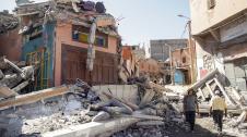 Fotos de los daños causados por el terremoto de magnitud 7 registrado este viernes por la noche en Marruecos