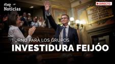 El debate de investidura de Feijóo, en directo