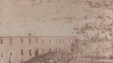 Detalle de la Javierada de 1896. Detalle de la Javierada de 1896.