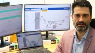 José Carlos Cordovilla Jorge Labarta, en su oficina de Quant.