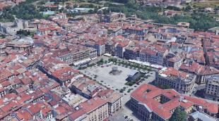 Casco Antiguo Vista aérea del Casco Antiguo de Pamplona
