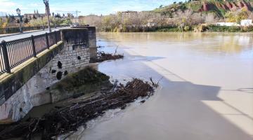 Peligro de ciegue en el puente de Tudela Peligro de ciegue en el puente de Tudela