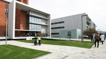 Imagen del Hospital San Juan de Dios, en el barrio de Beloso Alto de Pamplona