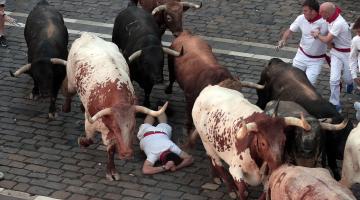 Fotos del cuarto encierro de San Fermín 2022